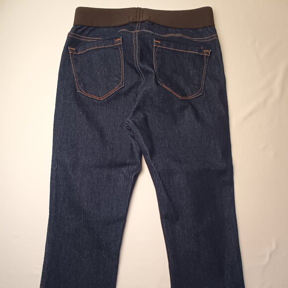 Karen Kane Jeggings Size 6 Mid Rise Skinny Leg Dark Wash - Picture 2 of 9